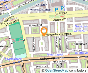 Bekijk kaart van Kunst en Adviesbureau Wieg  in Amsterdam