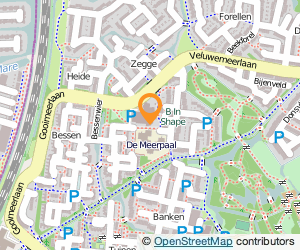 Bekijk kaart van Sportcaf Broekplein  in Leiden