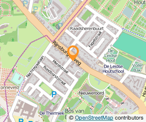 Bekijk kaart van Onderzoek en Statistiek in Leiden