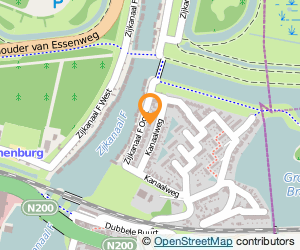Bekijk kaart van Van der Zwaan & Co Adm.Kantoor  in Halfweg