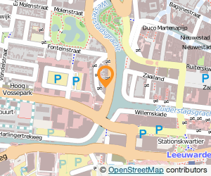 Bekijk kaart van Tandartspraktijk van der Lee  in Leeuwarden