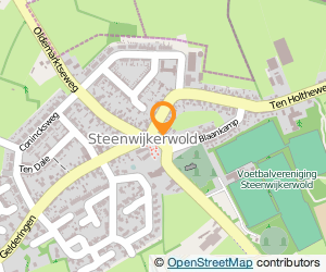 Bekijk kaart van Onderlinge Brandverzekering 'Steenwijkerwold' UA in Steenwijkerwold