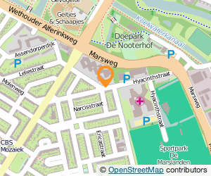 Bekijk kaart van Stichting De Vogellanden, Centrum voor Revalidatie in Zwolle