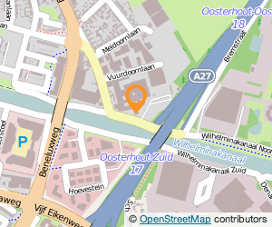 Bekijk kaart van Personeelsvereniging Wava  in Oosterhout (Noord-Brabant)