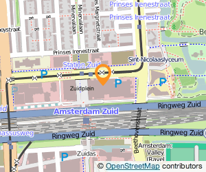 Bekijk kaart van Dienst Zuidas  in Amsterdam
