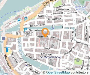 Bekijk kaart van Faber Lederwaren en Bijouterieen in Harlingen
