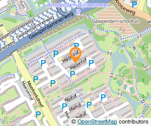 Bekijk kaart van Klussenbedrijf Thijm Bouw  in Amsterdam Zuidoost