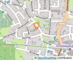 Bekijk kaart van Haarstudio José  in Groesbeek