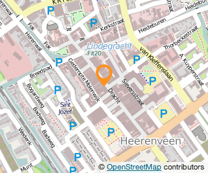 Bekijk kaart van Boekhandel Binnert Overdiep in Heerenveen