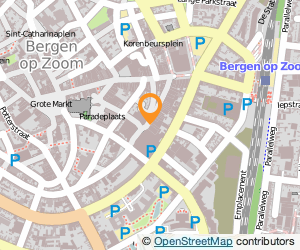 Bekijk kaart van Van Haren in Bergen op Zoom