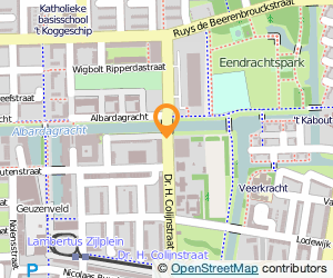 Bekijk kaart van Schooltuin J.A. Nijkamp, Eendrachtspark in Amsterdam