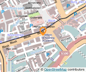 Bekijk kaart van Servicedienst Locatie Blaak 16 in Rotterdam