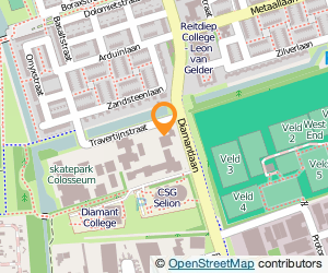 Bekijk kaart van Reitdiep College, locatie Simon van Hasselt in Groningen
