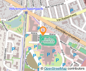Bekijk kaart van Gooise Atletiek Club  in Hilversum