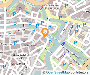 Bekijk kaart van Patisserie Chocolaterie Lindeboom in Zwolle