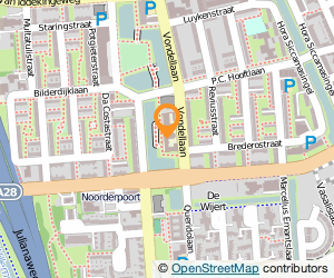 Bekijk kaart van Zernike College, locatie Montessori Vaklyceum in Groningen