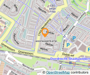 Bekijk kaart van Meldam  in Dordrecht