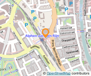 Bekijk kaart van Station Alphen aan de Rijn in Alphen aan den Rijn