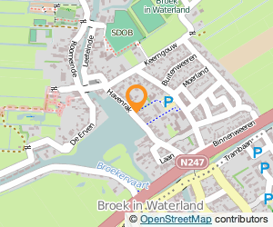 Bekijk kaart van Psychotherapiepraktijk Wessels  in Broek in waterland