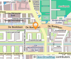 Bekijk kaart van G.E. Post Uiterweer  in Amsterdam