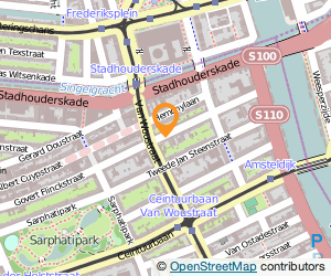 Bekijk kaart van De Beweging Adviesbureau voor ergonomie, beweging en ontsp. in Amsterdam