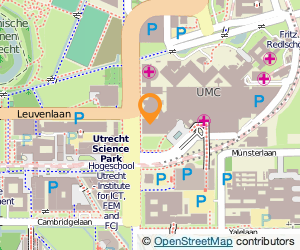 Bekijk kaart van Universiteit in Utrecht
