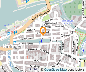 Bekijk kaart van Watersportwinkel Het Anker  in Harlingen