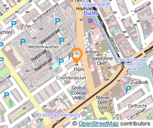 Bekijk kaart van Paul van der Grinten Advies Architectuur & Stedenbouw in Delft
