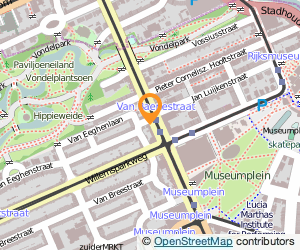 Bekijk kaart van Fred de la Bretoniere in Amsterdam