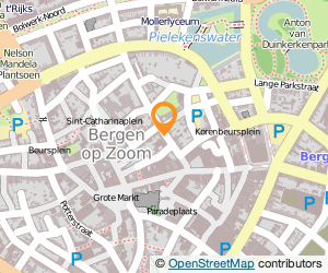 Bekijk kaart van Maatschap Podotherapie Frank Taalman in Bergen op Zoom