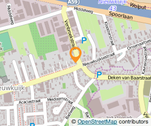 Bekijk kaart van Partycentrum @73 B.V.  in Nieuwkuijk