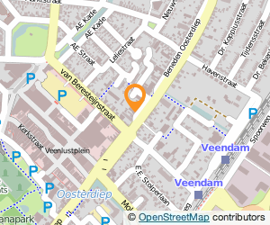 Bekijk kaart van Alders makelaars en financieel adviseurs in Veendam