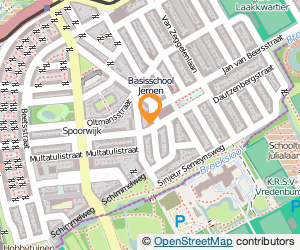 Bekijk kaart van Oranje Supermarkt in Den Haag