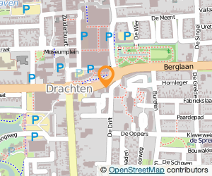Bekijk kaart van Polikliniek UCKJP, locatie in Drachten