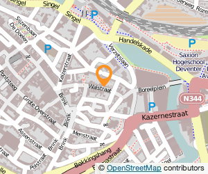 Bekijk kaart van Bed & Breakfast Walstraat 85  in Deventer