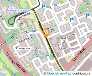Bekijk kaart van Vereniging van Eigenaren Uddelstraat 76 t/m 86 (even) in Den Haag