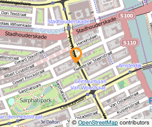Bekijk kaart van Schilder- & klusbedrijf R. Herrera in Amsterdam