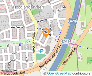 Bekijk kaart van Voetbalans  in Hooglanderveen