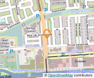 Bekijk kaart van Psychotherapie Praktijk S. Günther in Amsterdam