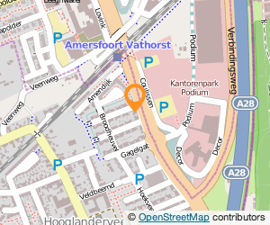 Bekijk kaart van Sorce Amersfoort  in Hooglanderveen