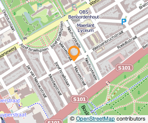 Bekijk kaart van M. Binnendijk, Prakt. Fysio en Orthopedisch Manuele Therapie in Den Haag