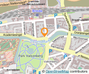 Bekijk kaart van Kinderdagverblijf Hupsakee B.V. in Breda