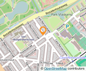 Bekijk kaart van Dierenartspraktijk Bezuidenhout in Den Haag