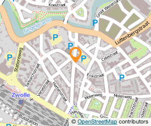 Bekijk kaart van Kapsalon L. en F.  in Zwolle