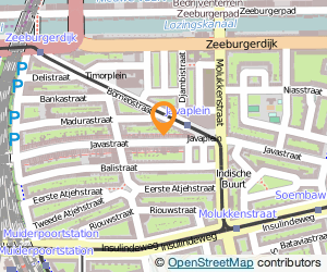 Bekijk kaart van Supermarkt Het Lange Mes in Amsterdam