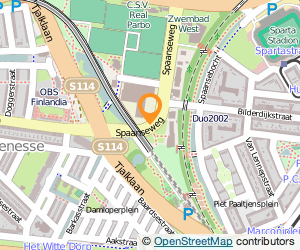 Bekijk kaart van Sporthal Delfshaven/BadWest  in Rotterdam