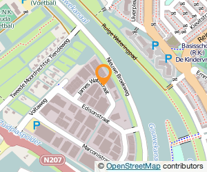 Bekijk kaart van Postbedrijf Holland West in Gouda