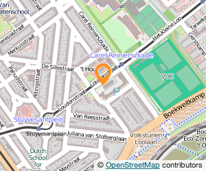 Bekijk kaart van Stadsdeelkantoor Haagse Hout in Den Haag