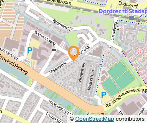 Bekijk kaart van Kinderpraktijk Wendy  in Dordrecht