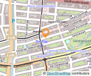 Bekijk kaart van Bloemenwinkel 809  in Amsterdam
